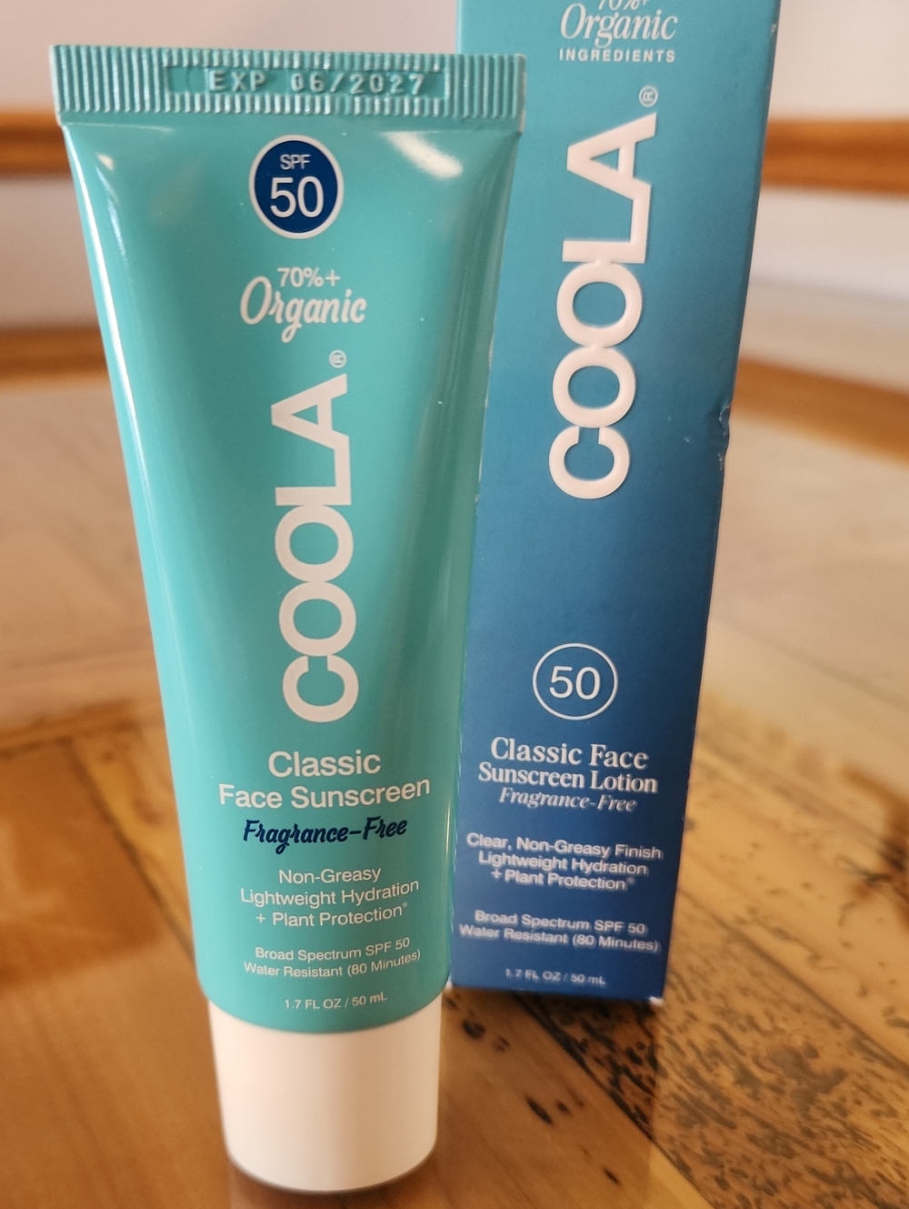 COOLA Classic Face Organic Sunscreen Lotion SPF50 50ml NIB Sealed